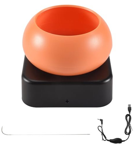 Reinscer Spinner eléctrico de cuentas, cuentas con velocidad ajustable, cuenco de perlas con base eléctrica, agujas para joyas DIY