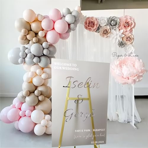 Personalisiertes Acrylschild Zur Hochzeit, Willkommensschild 3D-Druck, Personalisiertes Hochzeits-Willkommensdekor