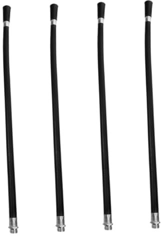 Tofficu 4piezas Manguera De Extintor De Incendios Flexible Tubo De Goma Para Descarga De Polvo Seco Accesorios Para Extintor Para Seguridad Casas y Oficinas