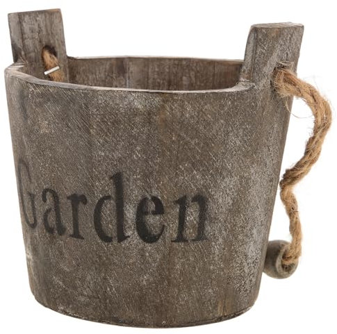 VINTORKY Jardinière en Bois Style Européen Café, Robuste et Polyvalente