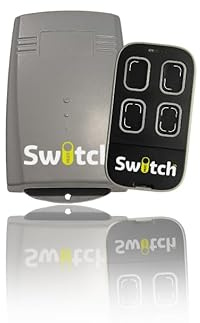 Receptor universal 433.92 MHz, Portal, Puerta de Garaje | Multi Switch, MS-ONE MS-ONE incluido programa rolling código, compatible, Niza, BFT, Somfy, FAAC, Hormann, y otro PLC, 2 Canales