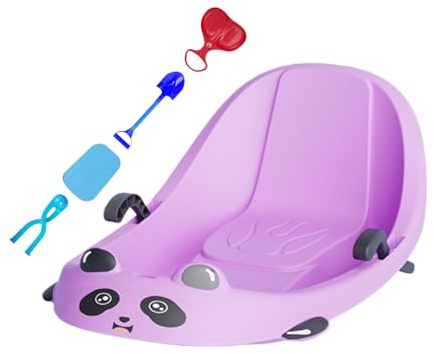 Sleds for Snow Winter Sport with Backrest