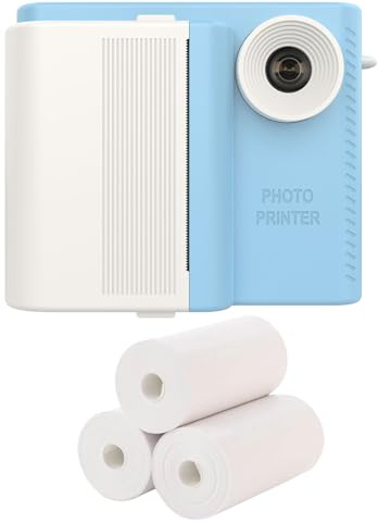 Facile da usare Bambini Istanti Camera Pack 3 Rotoli di Carta Termici Stampa per Famiglia Amico Stampante Fotografica Portatile