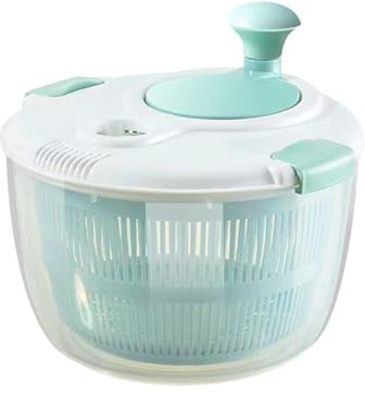 centrifuga manuale per verdure, Centrifuga for insalata Disidratatore for frutta e verdura Spremiagrumi Cucina Lavastoviglie Cestello di drenaggio manuale for verdure Scolaverdure