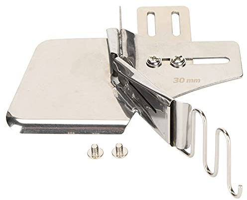 4 - Fach Schrägbandformer 30mm, Binding Attachment, Annähhilfe für Steppstichmaschine - Präzise Kantenführung, Robustes Eisenmaterial, Für Industrie und Haushalt