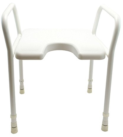 Duschhocker mit Armlehne | Sundo Homecare Bad- & Duschhilfe: Duschsitz / Badehocker / Badsitz / Badestuhl