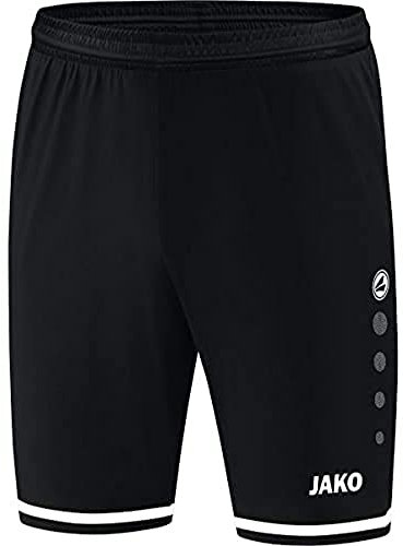 JAKO Kinder Sporthose Striker 2.0, Schwarz/Weiß, 128
