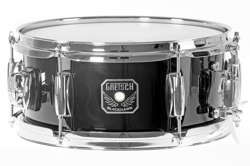 Gretsch SD Snare Drum, Full Range, Black Hawk Mighty Mini, black, chrome hardware, 12 x 5,5, BH-5512-BK
