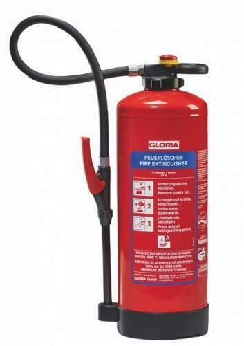 Gloria WKL 9 Pro - Estintore a cartuccia d'acqua con effetto Cool-Down