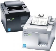Star Micronics TSP143IIIBI2-230 EU+ UK Gry 80mm Wide Paper 24VDC internal Power Supply Cutter POS-Drucker Bluetooth
