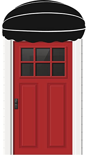 RAINCL Retrattile Tondo Tenda da Sole Cappottina- Tettoia con Telaio in Alluminio E Poliestere- Parasole for Terrazza, Balcone, Porta, Finestra Protezione UV Antipioggia, 6 Colori, 8 Misure (Color :