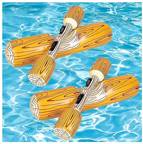 JUNZAI 4 StüCk Gesetzte Wasserspielzeug Aufblasbar, Pool Spiel PVC, Wasserspielzeug Kinder Pool Spielzeug Aufblasbar Erwachsene Kinder-Pool-Party