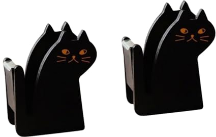 BESTonZON 2stücke Vintage Katzenförmiger Klebebandspender Praktischer Tape Cutter Für Desktop Süßer Und Für Schule Büro Und Zuhause