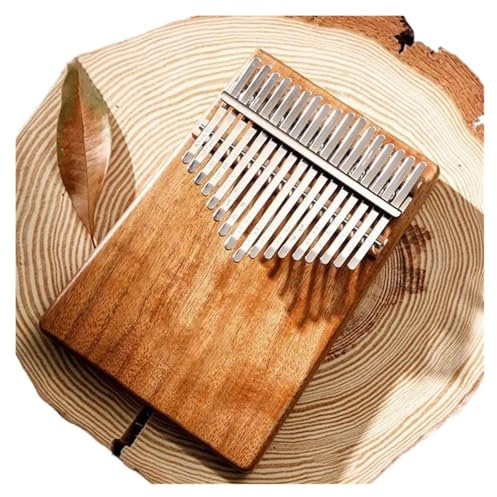 Kalimba 17 Tasten Instrument Kein Schallloch Massivholz Akazie Walnuss Professionelle Kalimba Palisander Musical Für Anfänger(Acacia)