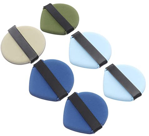 HONMEET 6pièces Lot De Éponges Pour Maquillage Applicateurs De Fond De Teint Pour Base De Maquillage Liquide Et Crème