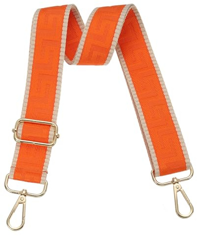 PATIKIL Taschengurt, Verstellbarer Umhängegurt Breiter Schultergurt Universal Ersatz Schultertaschengurt für Damenhandtaschen Canvas Satchels Rucksack, Orange