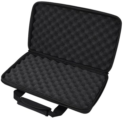 SPYMINNPOO Bolsa de Almacenamiento del Controlador de DJ, Bolsas de Transporte Portátiles Estuche Protectores con Esponja Búfer Incorporada para DDJ-FLX4, 400, SB2, SB3, RB