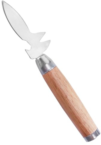 Mobestech Cortador De Ostras De Cocina Descascarador De Ostras Casero Abridor De Almejas Portátil Utensilio De Cocina Para Abrir Vieiras y Mariscos Restaurante