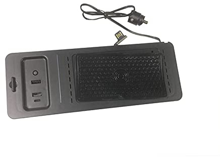 Caricabatterie Wireless per Auto per Ford Explorer F-150 SVT Raptor dal 2017 al 2020, Ricarica Senza Fili, Telefono di Bordo, Piastra di Ricarica Rapida a 12 canali