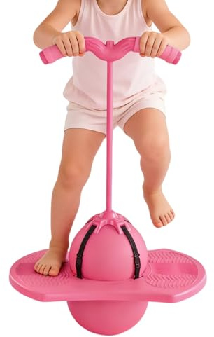 P-ogo Jumper Mit Griff | Spring Ball & Balance Board Für Kinder Und Erwachsene | Sicherer Sprungball Für Indoor/Outdoor, Sport, Spiel Und Fitness