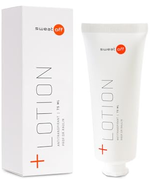Sweat-Off Antitranspirant Lotion gegen Schwitzen an Rücken, Brust und Gesäß, 75ml
