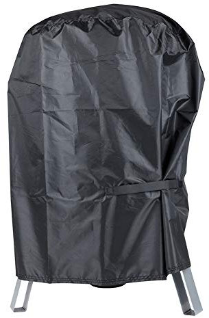 BBQ Cover, Round Waterproof Heavy Duty Barbecue Cover with 210D Oxford Fabric, Fits Sunlifer 17 inch Charcoal Smoker Grill Rip-Proof, UV & Water-Resistant (52x52x63CM)