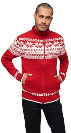 Brandit Norwegian Cardigan, Color: red, Size: XL