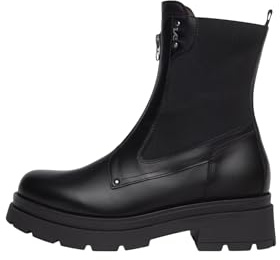 Nero Giardini I514780D Stivaletti Chelsea Donna in Pelle E Tessuto - Nero 40 EU