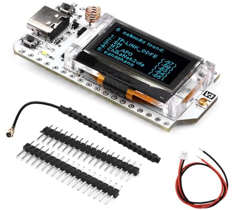 diymore für ESP32 LoRa Entwicklungsplatine mit OLED Display und Antenne Typ C Dual-Core IOT Board 240MHz Bluetooth WiFi Modul CP2012 1262 863 928MHz