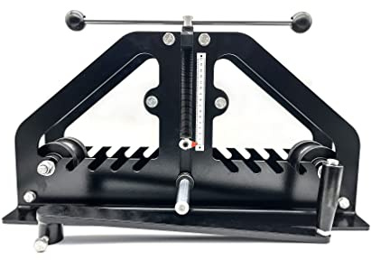 TR-02 Manual Tube Pipe Roller Bender,High Precision Tubing Pipe Bender,Bends 1.5” pipe to a minimum radius of 20” &2” round tube to a minimum radius of 60”,standard one set of 1-1/2 round tube roller