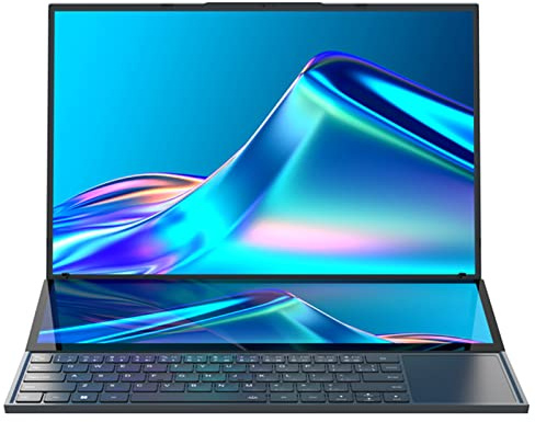 Ordinateur Portable Ultra Fin, Ordinateur Portable de Jeu 16, écran Tactile 14 2K UHD, Core I7, 16Go de RAM DDR4 64Go SSD, Double Carte Graphique, HDMI, Webcam, Windows 11