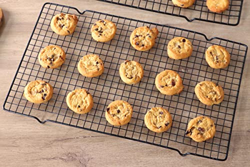 Buckingham Stackable Cake Cooling Rack Durable Black Metal Wire Multipurpose Uses for Pasties Muffins Biscuits Bread Loaf Drying Cooler