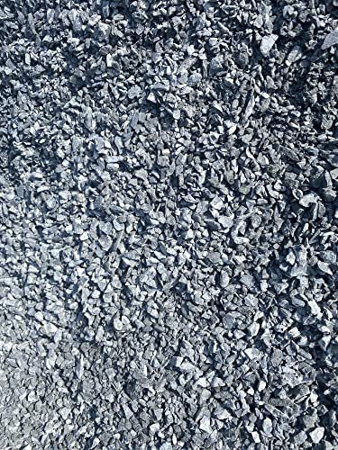 Générique Gravier Decoratif Gris Anthracite Naturel (Sac de 1 kg) Assortiment de 2mm-6mm - Pierres Décoratives de Calcaire pour Plante, Jardin, Aquarium, Maison & Jardin …