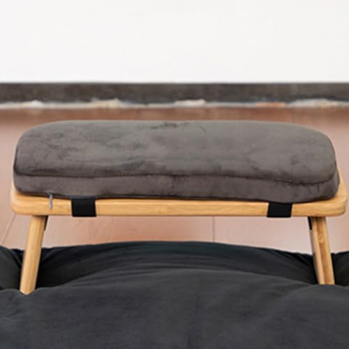 LuusMm Home Meditation Bench, Yoga -Bank, Sportsitze usw., Bank mit Kissen, geeignet für Frauen und Männer für die Meditation zu Hause, das Gebet, das Yoga usw.,Schwarz
