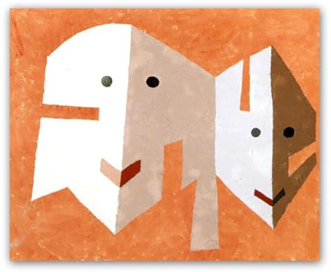 NHLDZYH Quadri Riproduzioni Opere Famose - Famose stampe d'arte Stile Surreale- Quadro artistico da parete per soggiorno - (Ritratto dello spazio dimensionale) 80x96cm Solo tela