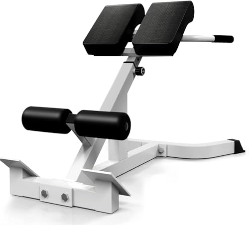 Turnbank Roman Chair, verstellbare Hyperextensionsbank, Rücken-Übungsbank, Bauch-Trainingsgerät für Ganzkörper-Krafttraining, Belastung 200 kg/440 lbs Fitnessgeräte