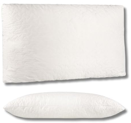 DREAM HAVEN - Guanciale fiocco di memory, cuscino memory foam traspirante, anallergico e antiacaro. Made in Italy 100% (1)