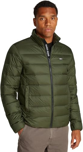 Tommy Jeans Tjm Lt Down Jacket Ext Dm0Dm20658, Giacca Imbottita, Uomo, Verde (Fatigue Green), XXL Plus