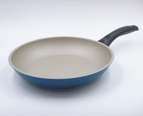 SALUTELLA Padella Zerocolor Antiaderente Induzione Vetroceramica e Gas - Diametro 24 Cm - In Lega di Alluminio Senza Nichel Made in Italy - ORIGINALI SENZA SERIGRAFIE FONDO