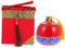 GREENADSCAPE 1 Juego de té bote sellado de cereales bote de té chino lata de té chino tarro de especias de cocina lata de té en cerámica lata de té tradicional paño rojo