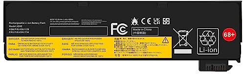 ASUNCELL 10.8V/4400mAh 68+ 45N1124 Laptop Battery for Lenovo ThinkPad T440 T440S X240 X240s S440 S540 X250 T450S L450 X260 K2450 T450 T460 L460 T550 W550S L470 P50S T460P T470P T560 X270 Series
