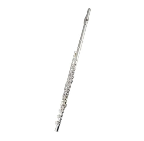 Querflöte Instrument 16-loch 17-loch Französisch Schlüssel Flöte Professionelle Anfänger Weiß Kupfer Versilbert Flöte(17 hole)