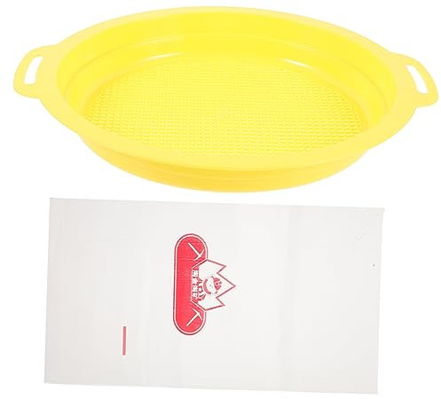 Levemolo Gold Filterpfanne Sieb Mesh Pan Mit Aufbewahrungstasche Langlebiges Goldwaschen Sieb Für Effektives Goldsieben Und Klassifizieren Tragbares Sandsieb Für Goldgräber