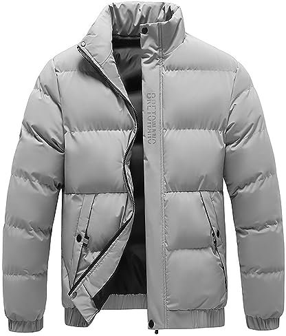 Winterjacke Herren Bequem üBergangsjacke Herren Freizeit Softshelljacke FüR Herren Casual Daunenjacke Herren Elegant Trachtenjacke Herren Steppjacke Herren Warm Jacke Herren Winter, M-5XL