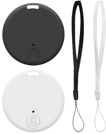 Traceur Localisateur D’Objets Bluetooth, Mini Traceur GPS, pour Clés, Valises, Bagages, Sacs, pour iOS/Android, Bluetooth 5.0, Batterie Longue Durée, Signal Sonore, Mode Perdu