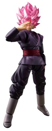 TAMASHII NATIONS - Dragon Ball Super - Goku Black -Super Saiyan Rose | Dragonball Super 6 tums actionfigur S.H. Figuarts – Goku svart Super Saiyan Rose återutgivning