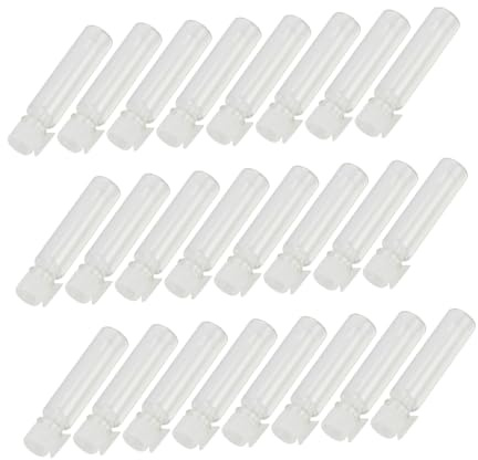 Boccette di Vetro per Profumo 1ml, 100 Pezzi, Ricaricabili | Fragranze ed Oli Essenziali, Viaggio Leggero e Compatto, Formato Mini per Campioni