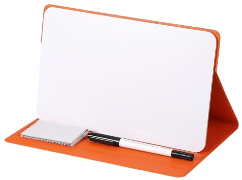 PATIKIL Pizarra Blanca Borrable En Seco 10x7 Para Oficina Naranja