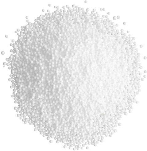 VOSAREA 200g White 3-5mm Bean Bag Chair Foam Filling Beads Epp Foam Particles for Couch Cushion Stuffing Bean Bag Filler Bulk for Living Room Furniture and ’s