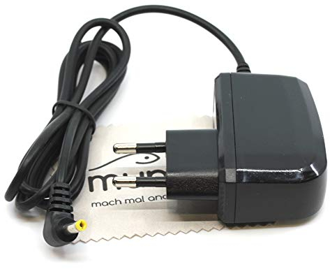 Ladegerät passend für AVM Fritz!Fon C4 Ladeschale, Ladestation, Dock Ladekabel Kabel Fritzfon Netzladegerät OTB mit mungoo Displayputztuch